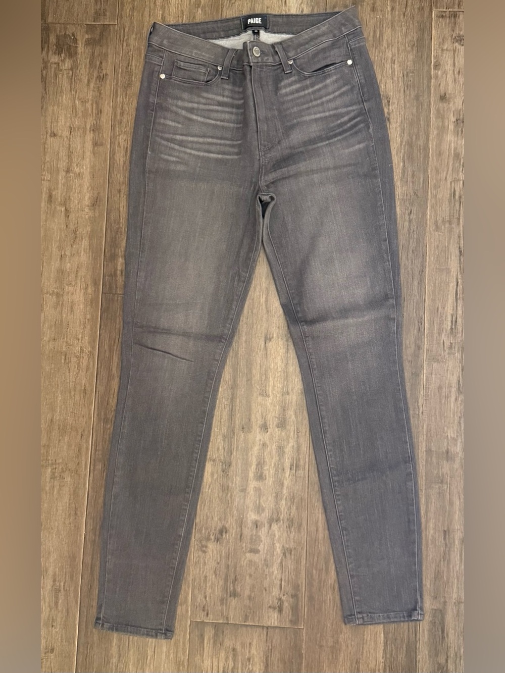 PAIGE Hoxton Ultra Skinny Jeans - Charcoal Gray